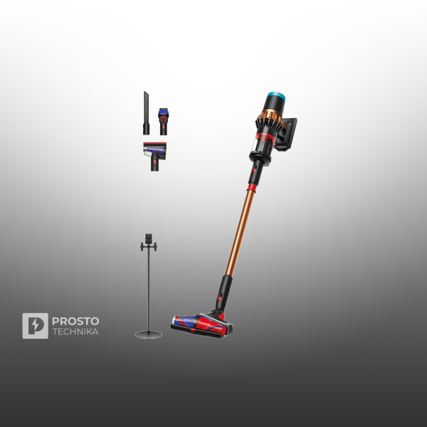 Вертикальный беспроводной пылесос Dyson V16 DS60 Piston Animal Submarine SV53A Wash (Black / Copper) с подставкой (Наша Вилка)